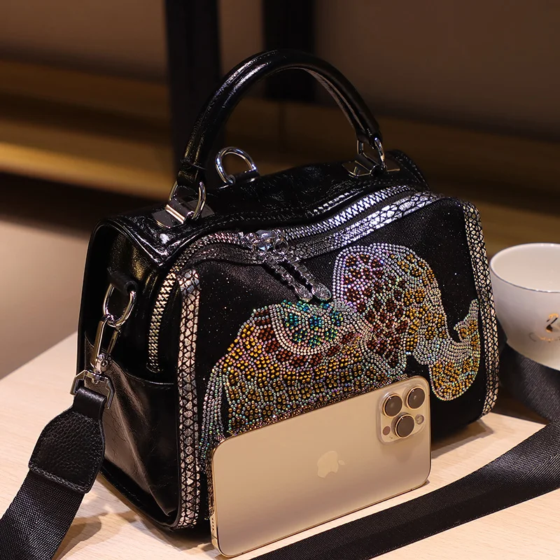 Women Luxury Handbag Top Handle Tote Luckey Elephent Soft Leather Bolsa Feminina Ita Bag Shoulder Hand Bags for Women