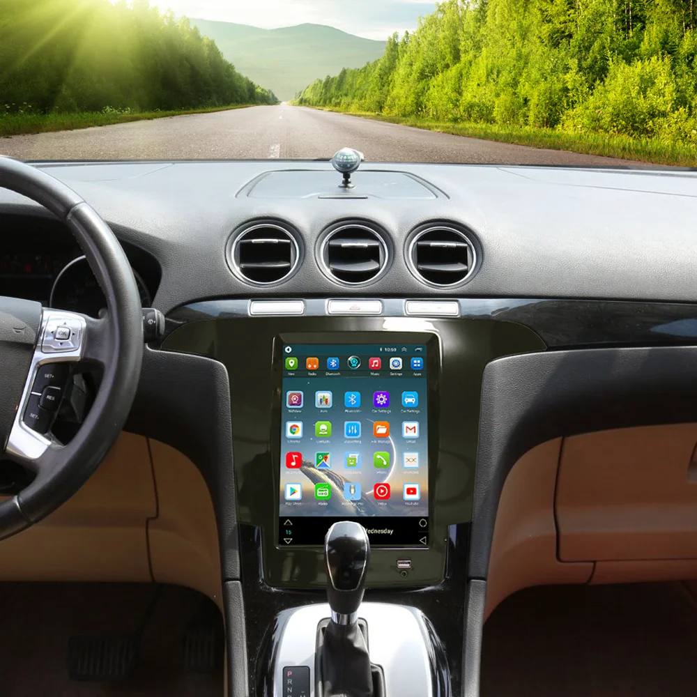 Android 12, автомобильный радиоприемник с GPS-навигацией, мультимедийный плеер для Ford Galaxy S Max S-MAX 2007-2015, стиль навигации, авто Carplay, Wi-Fi