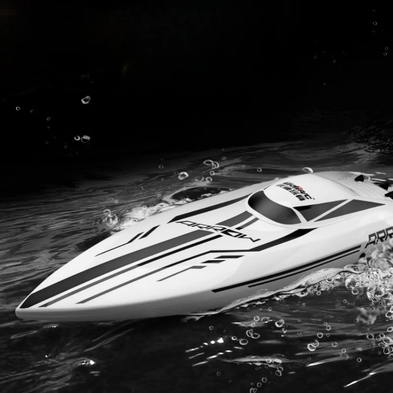 High-speed Brushless Remote Control Speedboat Water-cooled Extended Version Of The Capsize A Key Reset Waterproof Speedboat Toys