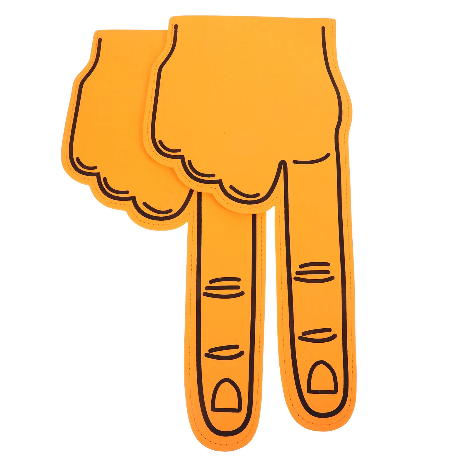 

2 шт. портативные пальчиковые кукли-хлопушки из пены ЭВА для чирлидинга, для спортивных мероприятий, развлечений, вечеринок, поддержки команды молодежи, аксессуар для игровых дней