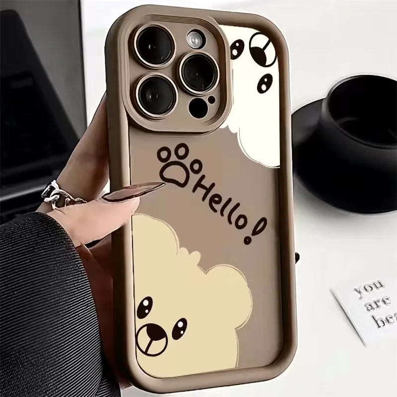 Case for iphone 15 pro max 14 plus 13 11 12 Chinese characters good luck silicone phone cover for iphone xr xsmax x shell bumper