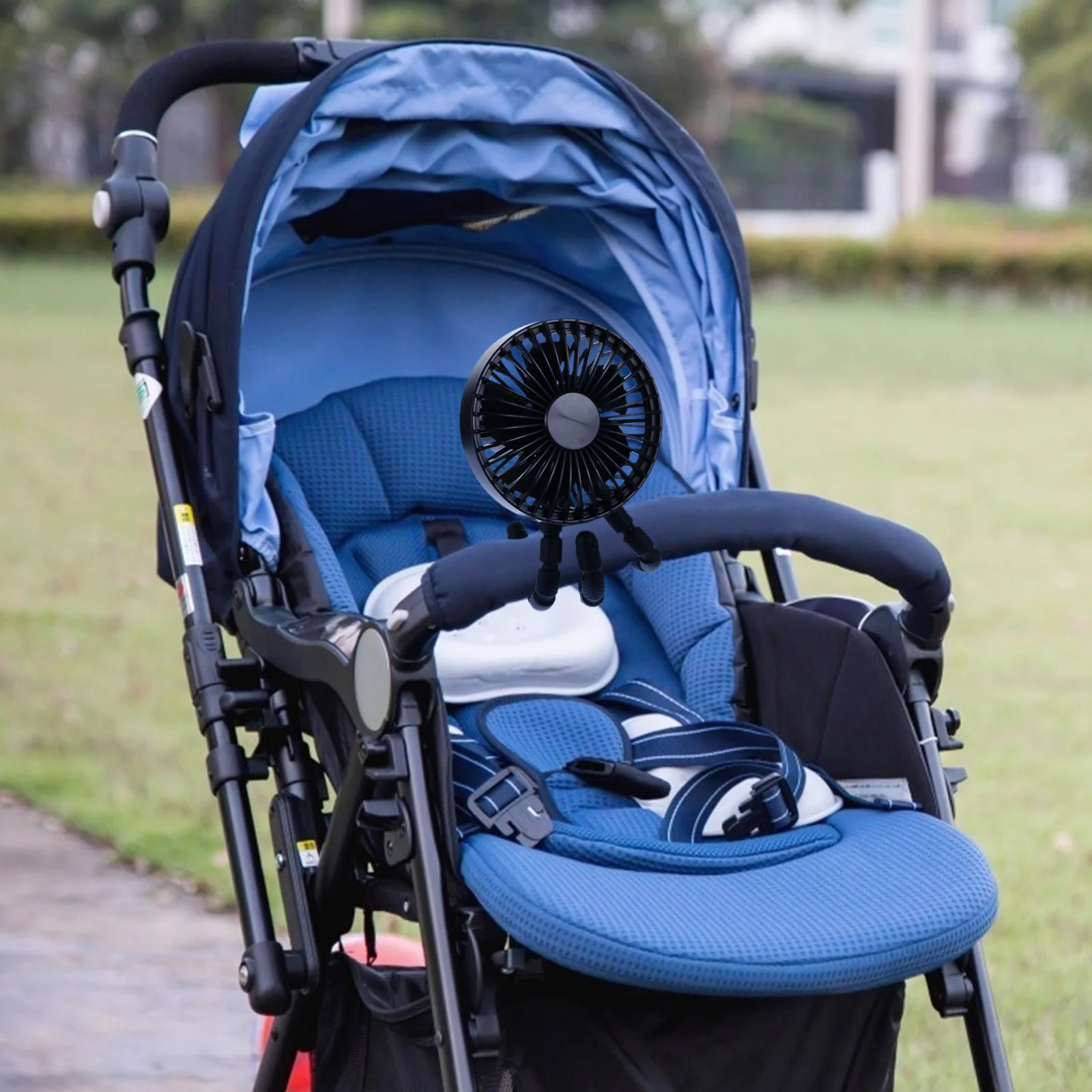 

Baby Stroller Fan Mini Portable Air Cooler 3-Speed Adjustable Flexible Clip On For Outdoor Sports Office Desk Mute Cooling