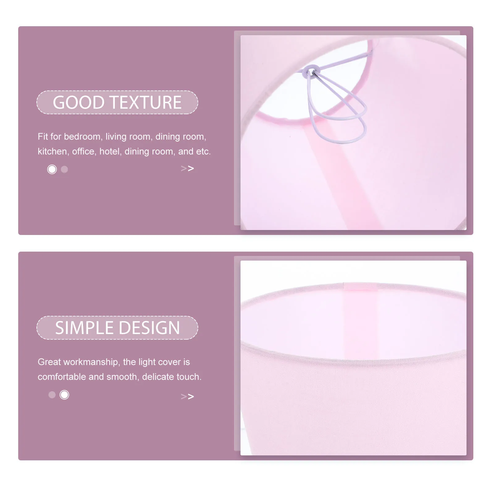 

Modern Lamp Shade Small Clip on Bulb Pendant Cover Soft Light Transmittance Decorative Shade for Living Room Study E14