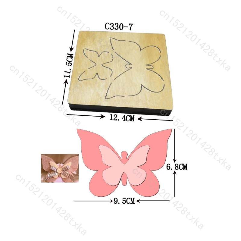 

Новые деревянные штампы-бабочки для скрапбукинга C330-7