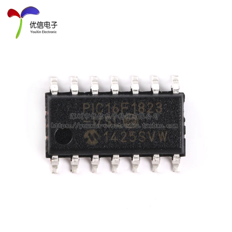 10 Uds parche original genuino PIC16F1823-I/SL microcontrolador de chip 8 bits 32MHZ