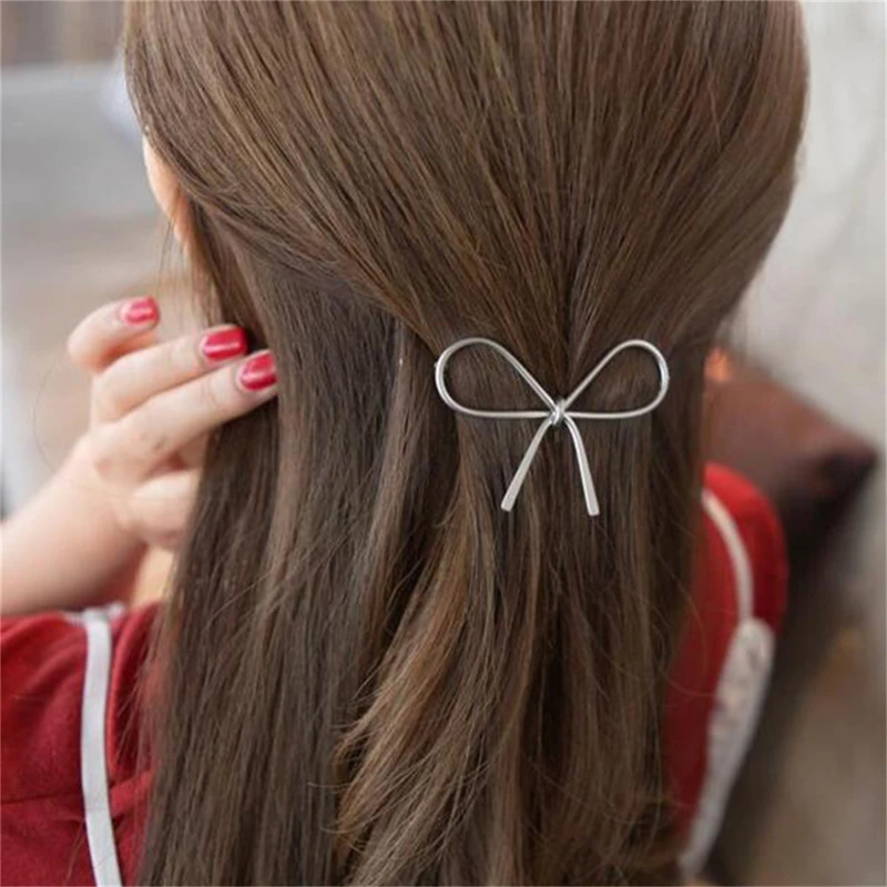 Fashion Metal Hair Clip Barrettes Hairpin Hair Claws Women Girls Love Heart BB Bangs Clip Trend Charm Moon Star Hair Accessories