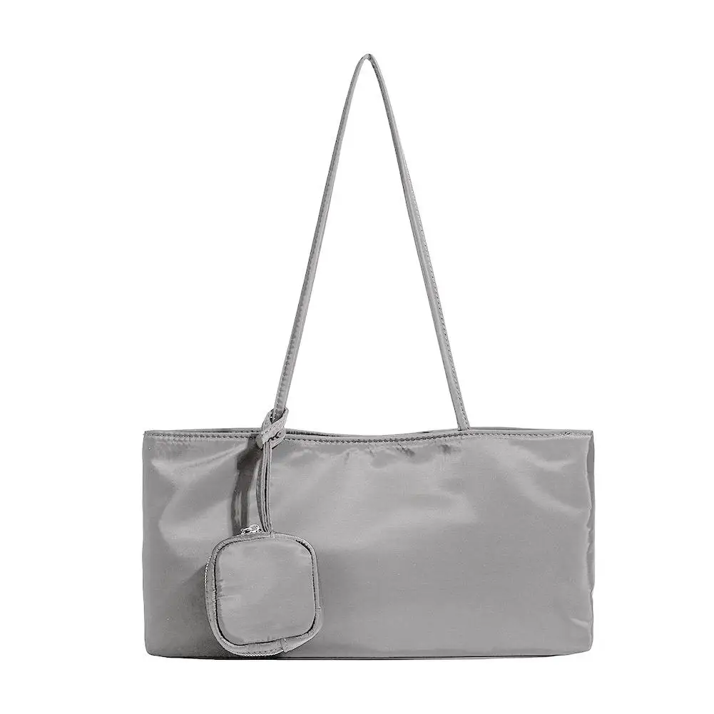 Damen-Handtasche aus Nylon-Canvas mit kleiner Geldbörse, große Kapazität, Umhängetasche, lässige Alltagstasche für Pendler, Achseltasche. – Detail 3