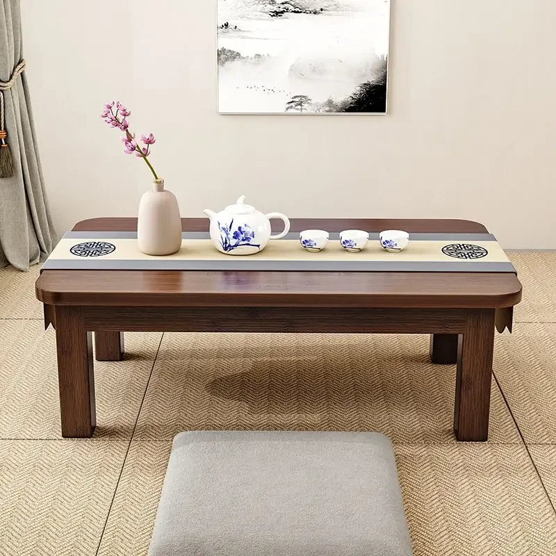 Nanzhu Kang  household solid wood tatami small coffee kang dining  bay window study desk computer low