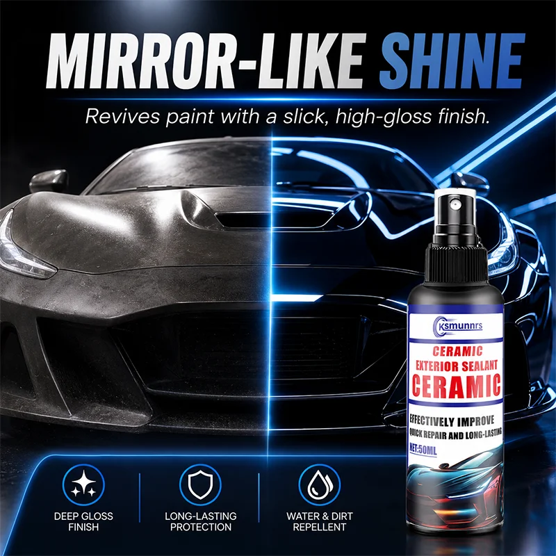 Car crystal plated spray can quickly improve gloss, instantly restore mirror effect of car paint, highlight durable protective c