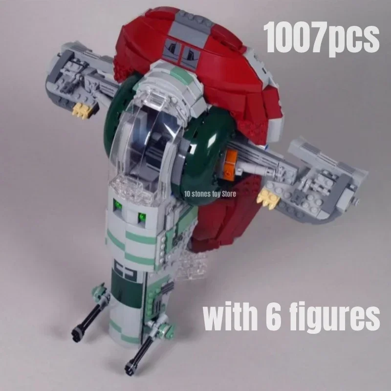 1007Pcs Slave I – 20th Anniversary Edition Building Blocks Fit 75243 Bricks Toys for Children Gift