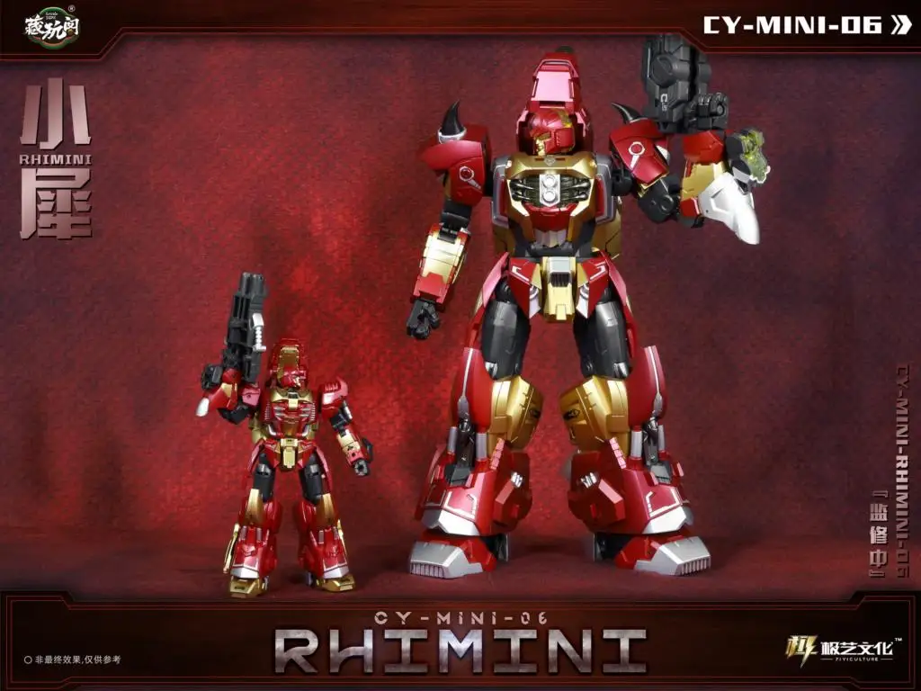 

Transformation Cang-Toys CT-06B CT06B CY-Mini-06 CHIYOU Rhimint Rhino Predaking Action Figure With Box IN STOCK