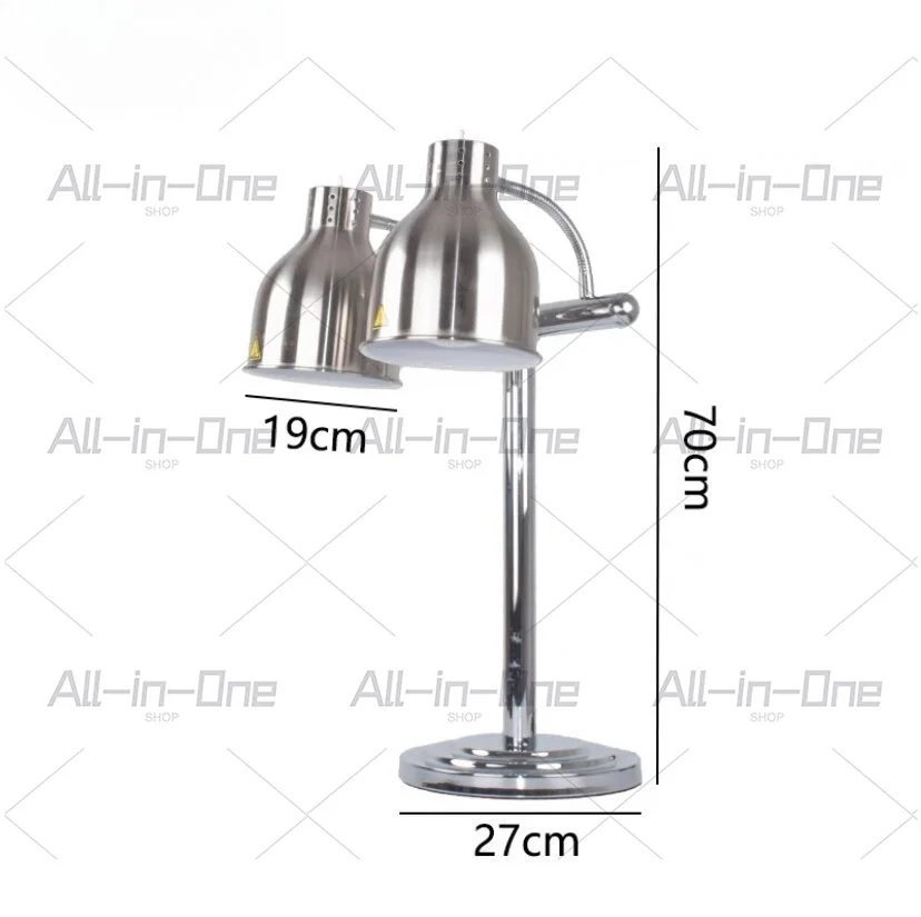 Food Insulation Lamp Buffet Insulation Lamp Double Head Insulation Station Heating Table Lamp