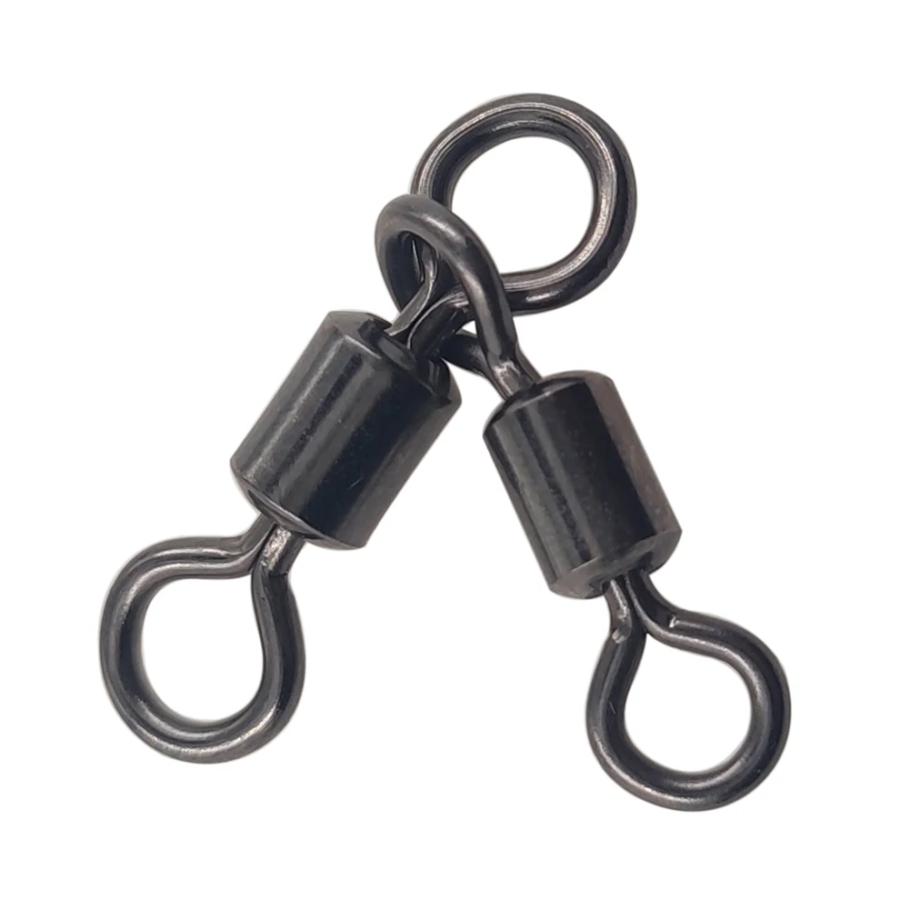 10/20-pieces 3 Way Fishing Swivel Rolling Triangle Joint Rolling Swivels  Fishhooks Fishing Connector Pesca Emerillon Peche