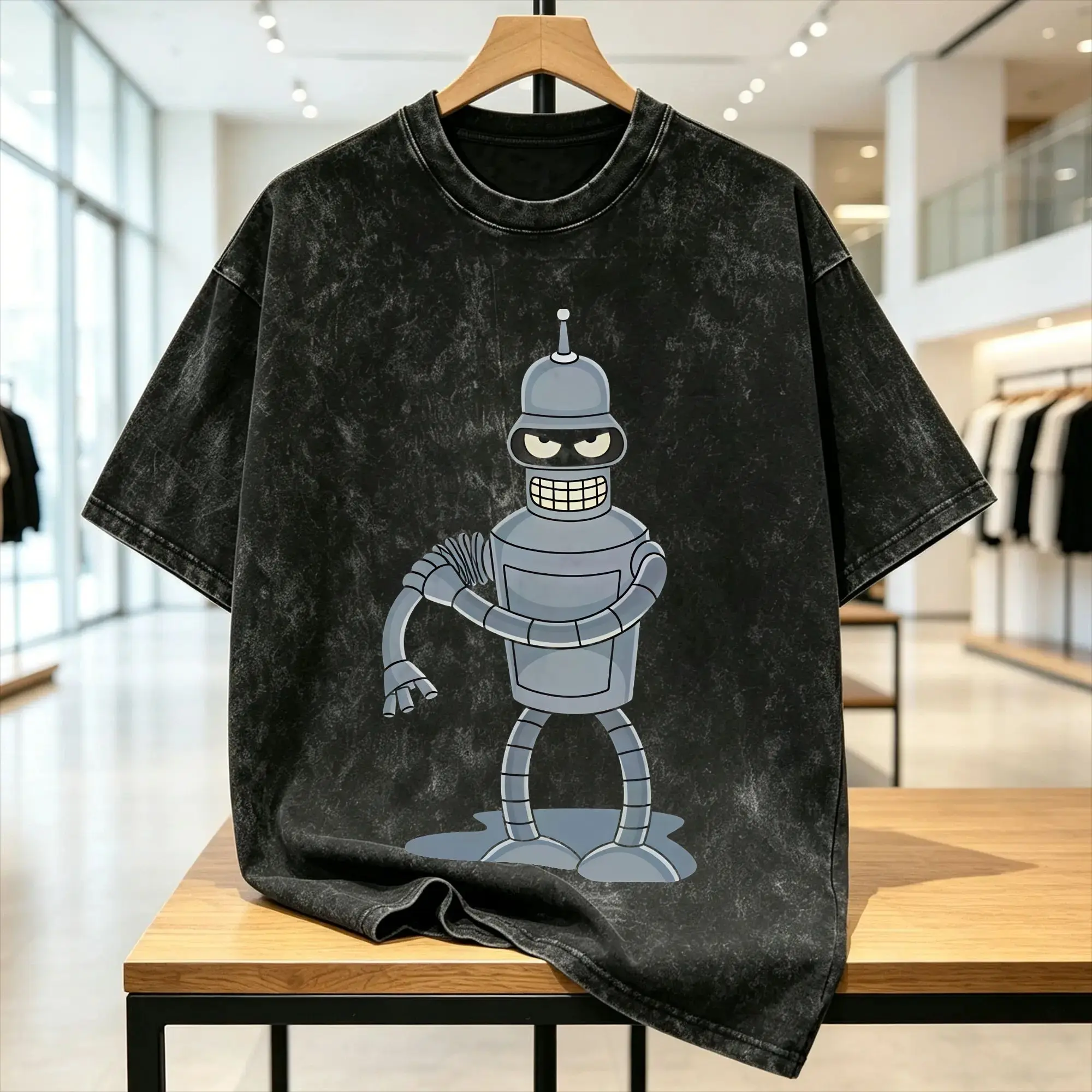 Futuramas Cartoon Comic T-Shirt Summer  Vintage T-Shirts Casual Harajuku Tee Shirt For Men Short Sleeve Printed Top Tees