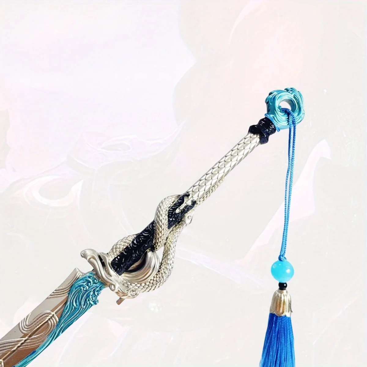 11,8 Zoll Naraka Bladepoint Metall Katana Schwert Original Samurai Japanischer Katana Säbel Ninja Messer Cosplay Zubehör Prop Spielzeug