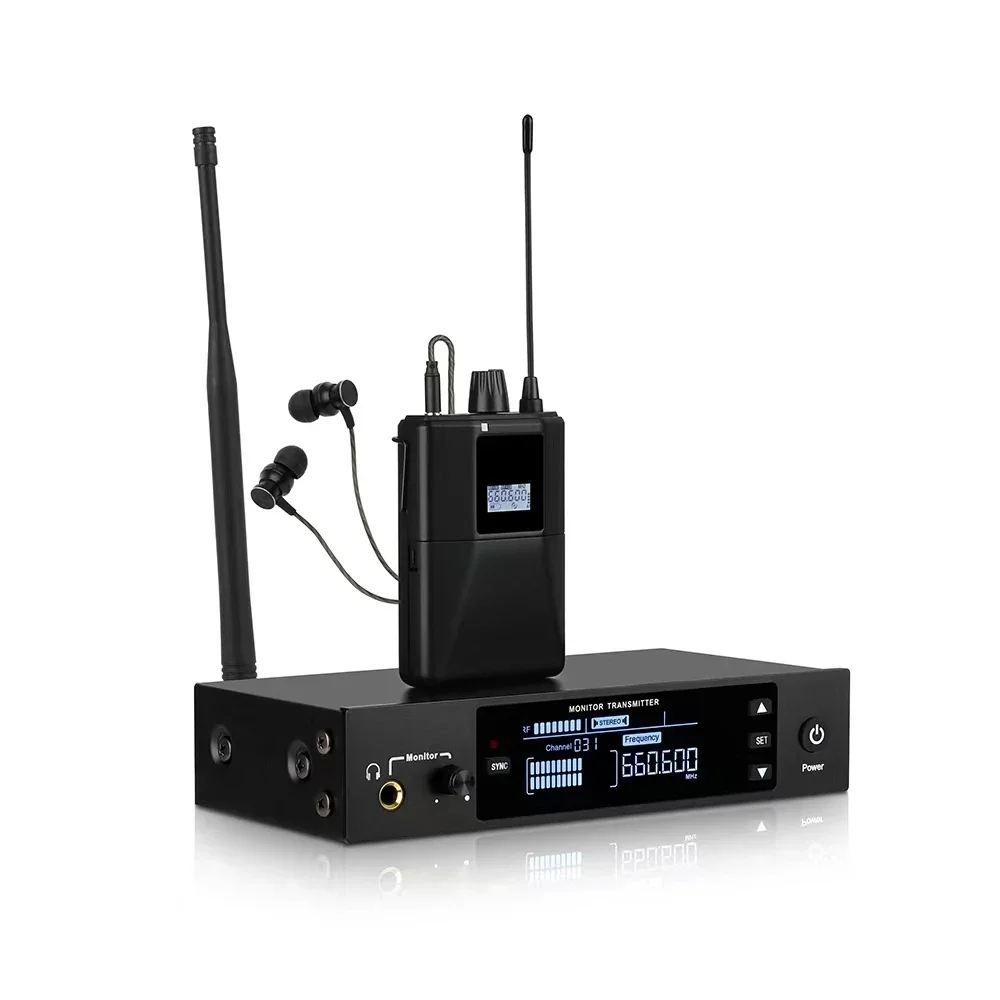 

Wireless Body-pack Stereo UHF Vocal In Ear System For Stage Church