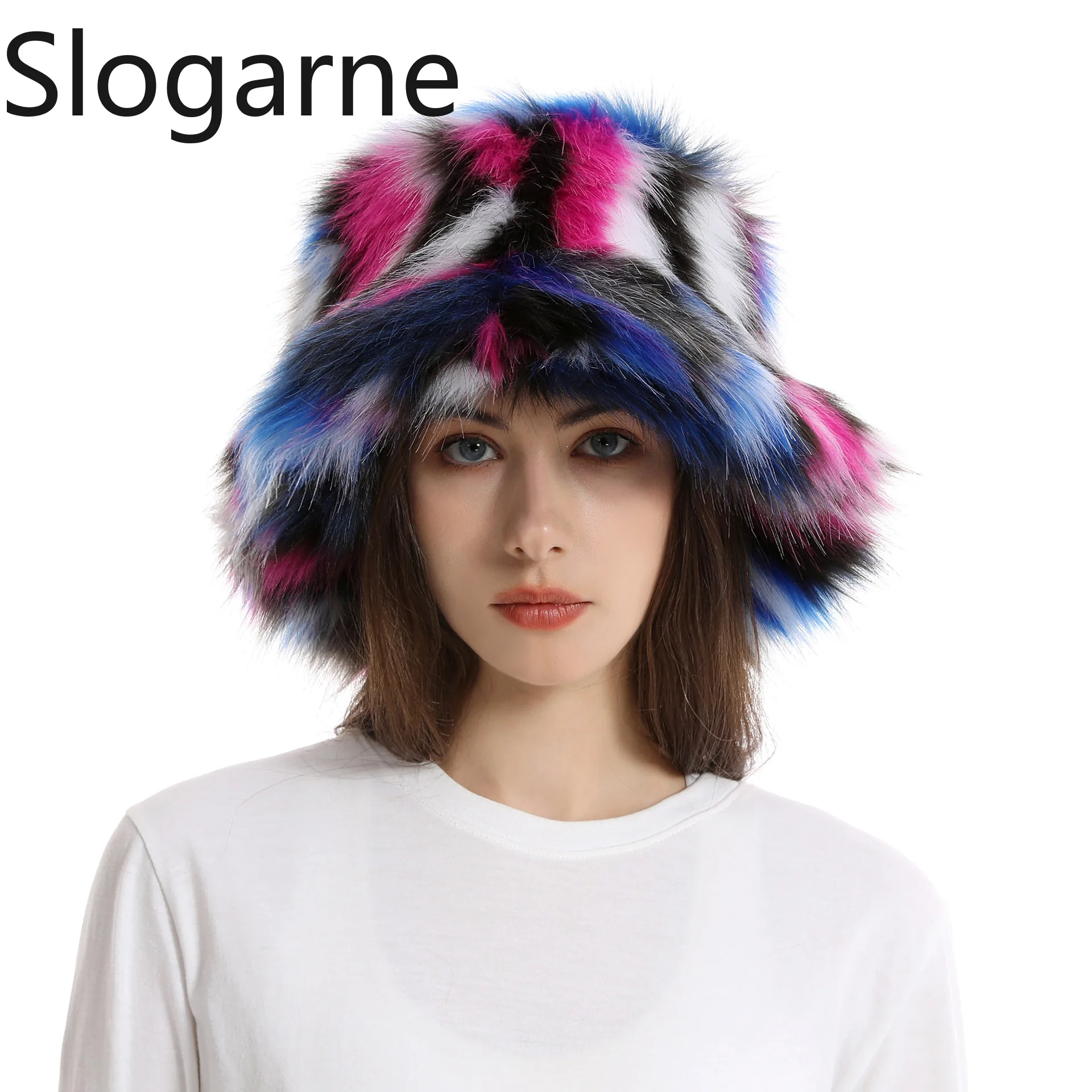 2026 New Ｗinter Warm Faux Fur Bucket Hats Women Outdoor Caps Soft Fleece Fisherman Cap Fluffy Earwarmer Ski Vacation Hats Berets