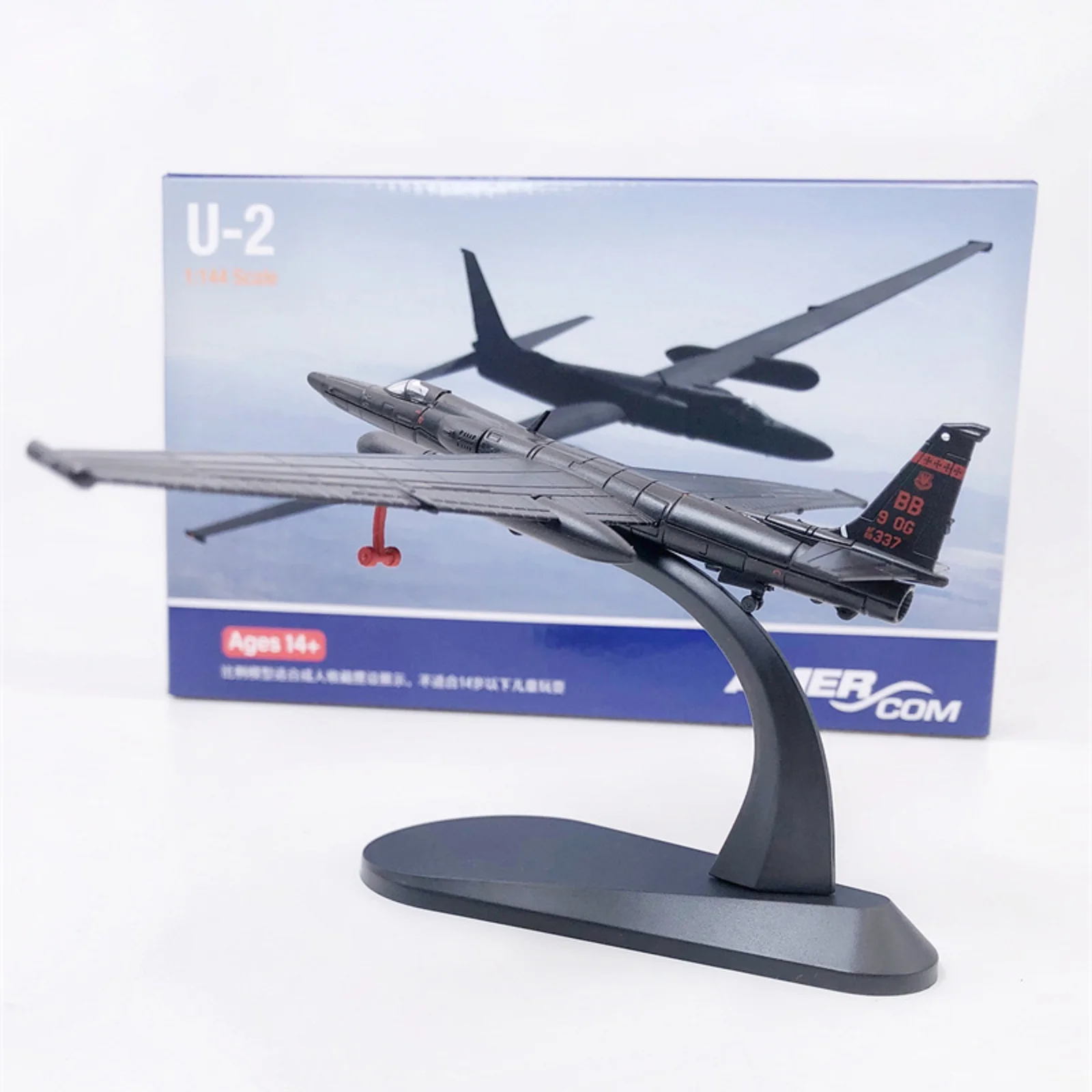 1/144 Scale U2 U-2R Reconnaissance Airplane Plane Diecast Metal Aircraft Ornament Model Boy Birthday Toy Gift