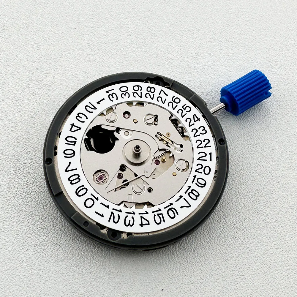 Japan Genuine NH35 Mechanical Movement Tmi Version NH35A High Accuracy 24 Jewels White 3H Datewheel Mod Replace Mechanical Movt