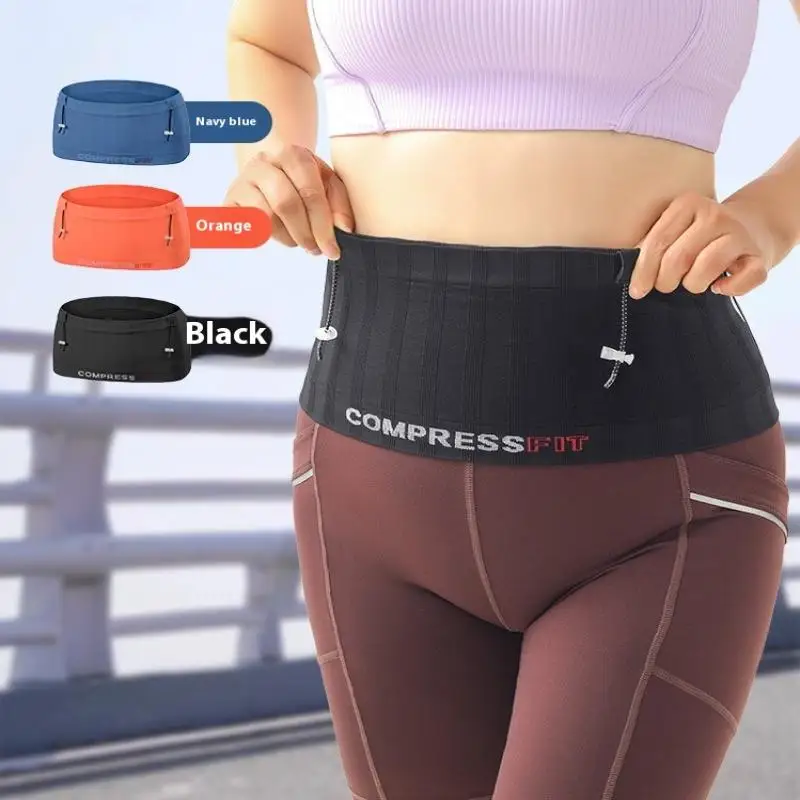 

Gym Bag Running Belt Invisible Waist Bag Slim Large Capacity Marathon Running Bag Thin Multi-function Sports Phone Bag Men Women