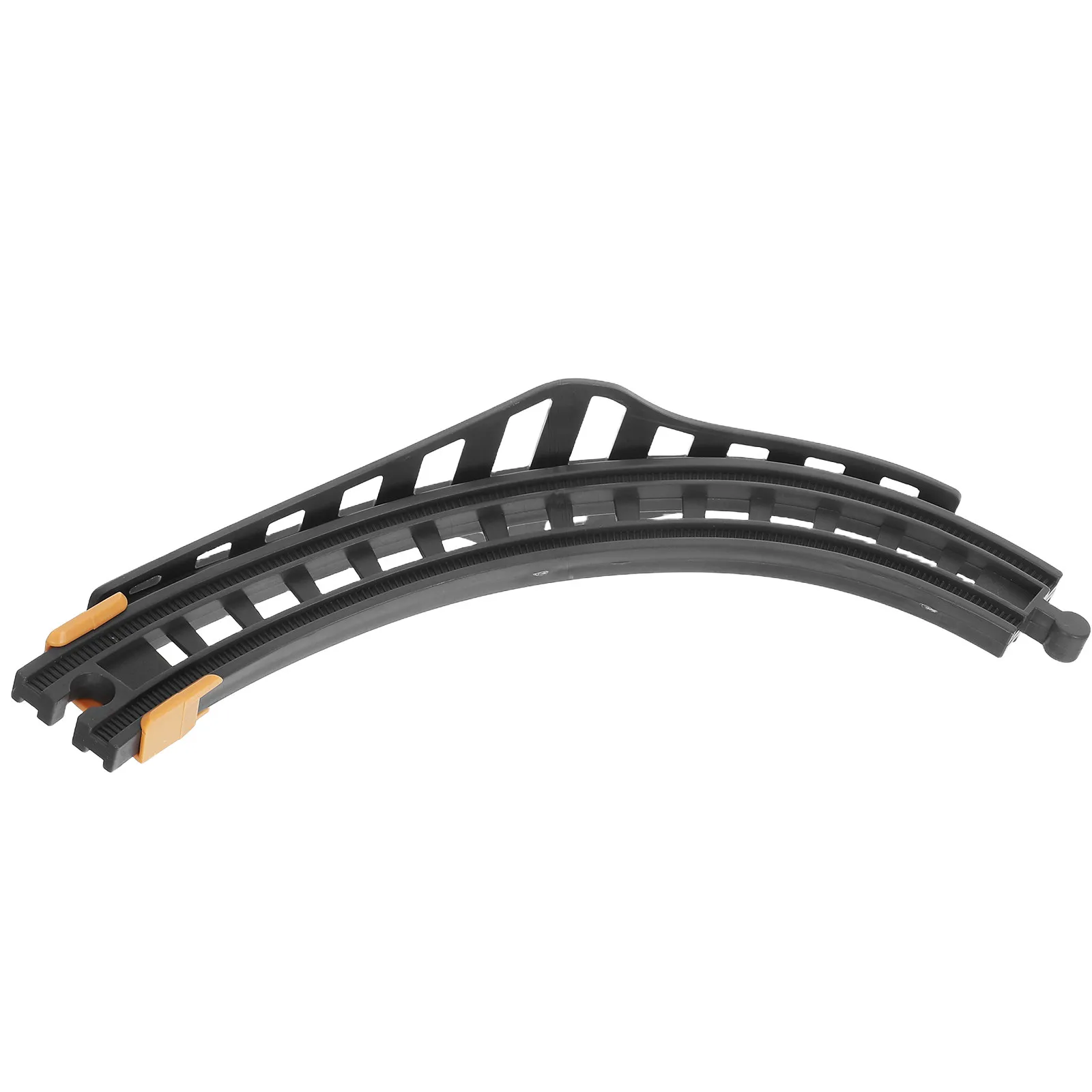 Curved Plastic Fire Train Track Railway Rail Mini Replacement Part Expansion Classic Railroad Building Rail Accessory for Kids