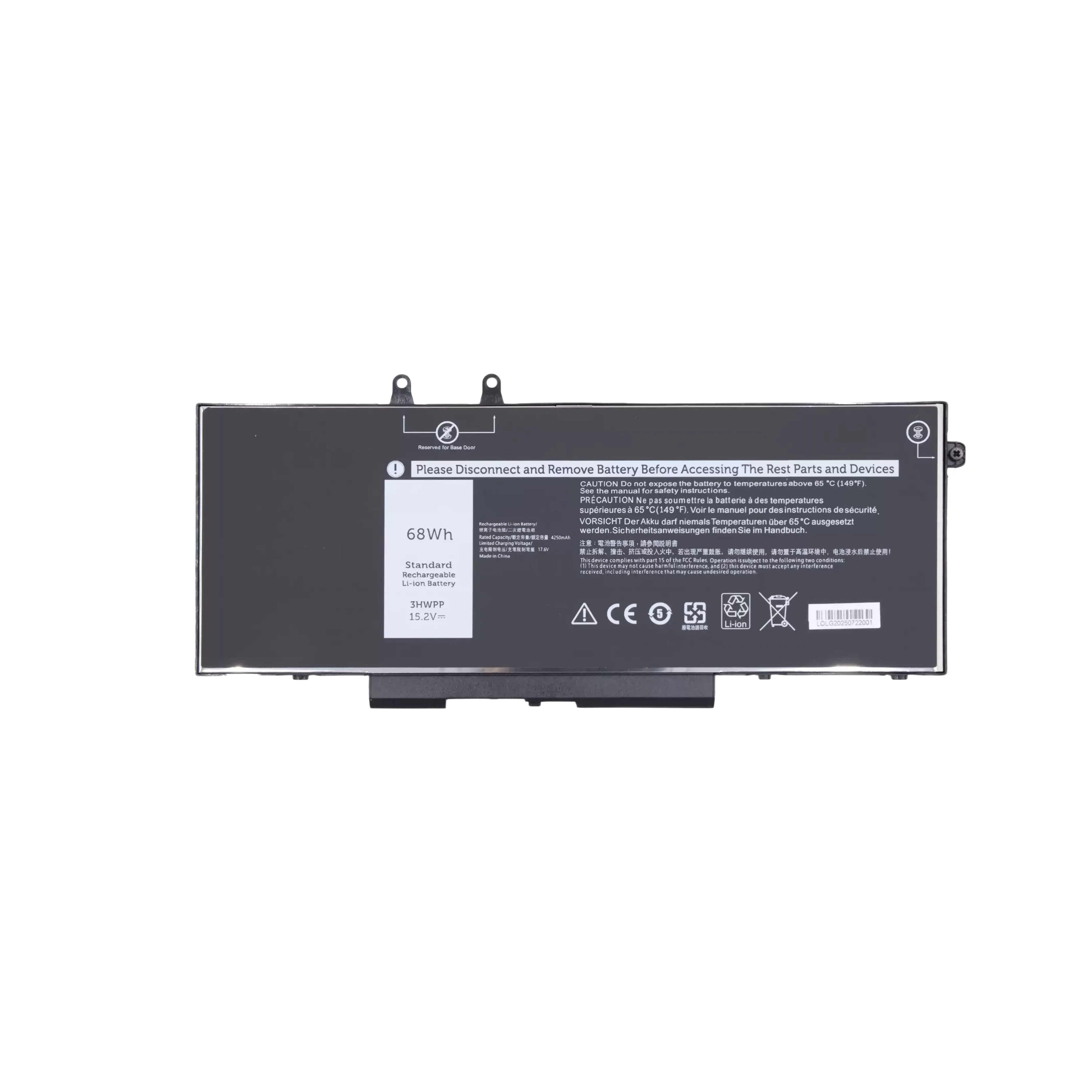 緯度5401-5410-3541-3551-3hwpp-4250mah-68wh用