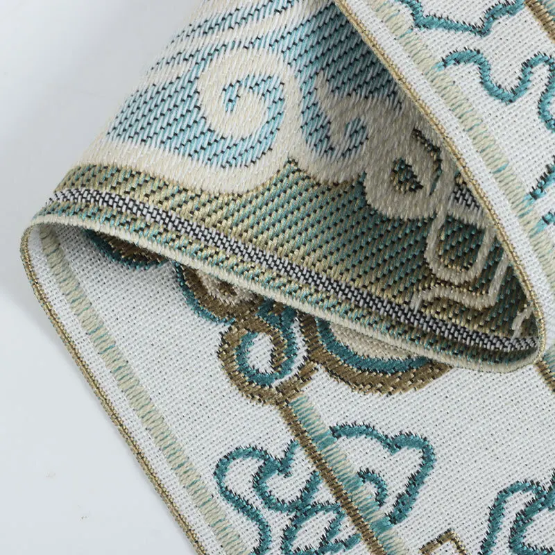 1 meter 12cm Ethnic Style Jacquard Trim Sofa Cushion Ribbon Pillow Table Runner Curtain Accessories
