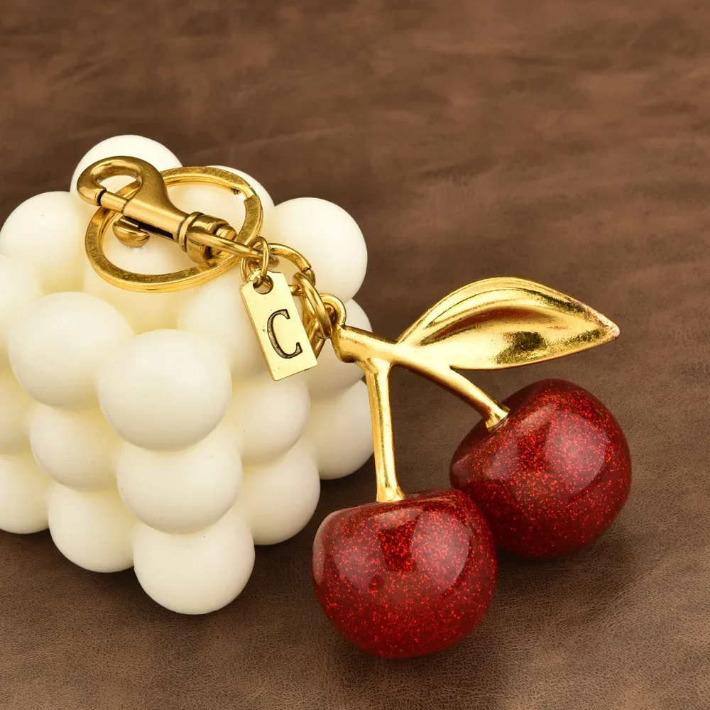 

Little Cherry Fashion keychains, popular exquisite and shiny keychains, bag pendants