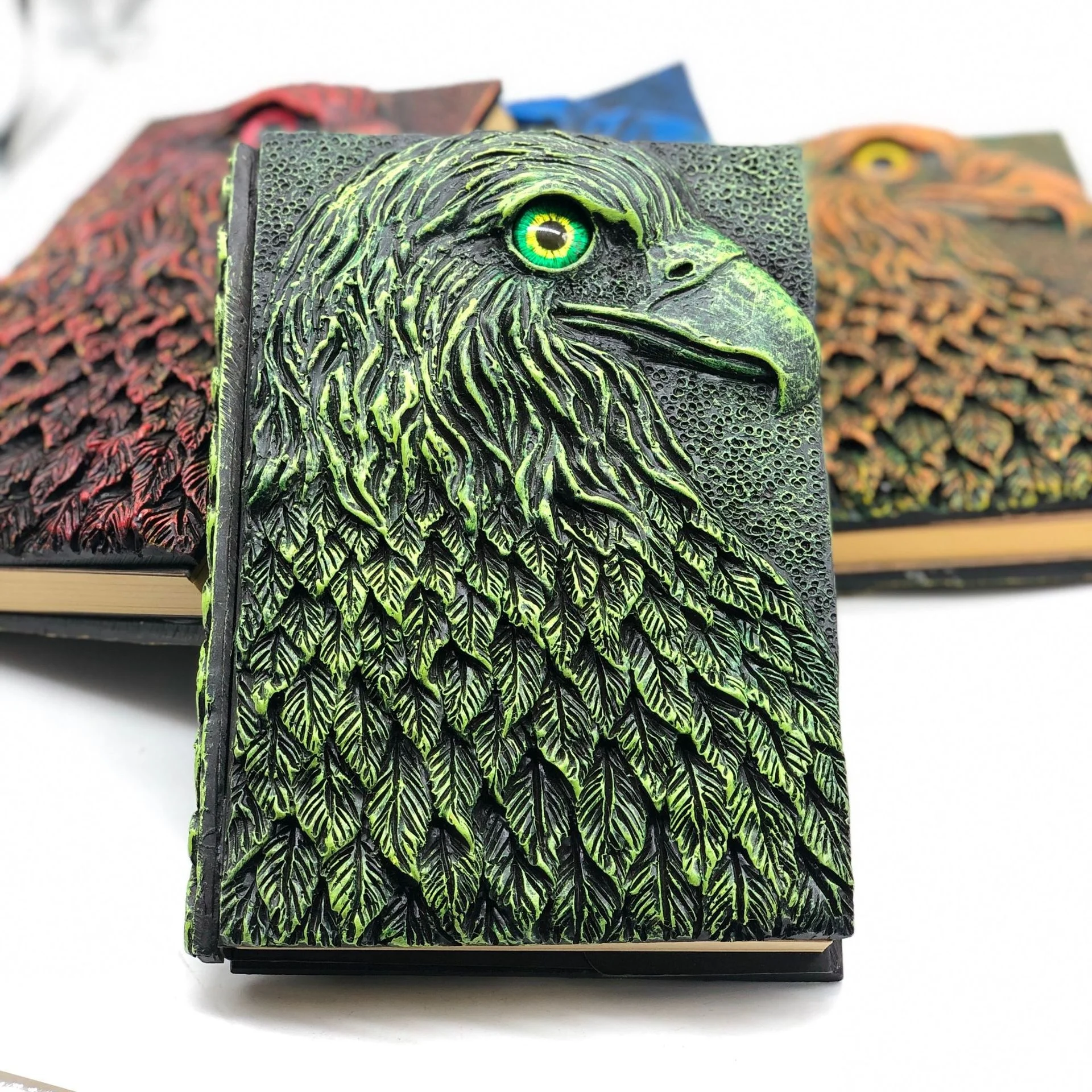 3D Embossed Animal Cover A5  Size Notebook European Retro Diary Book Travel Creative Hand Account Gift Office Supplies