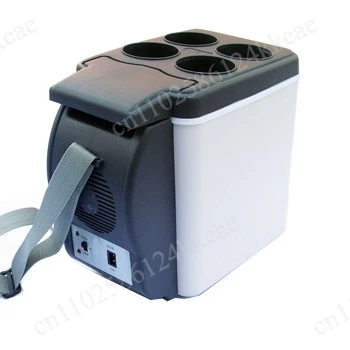 6L car heating and cooling box refrigerated car fresh-keeping small freezer hot and cold bicycle model
