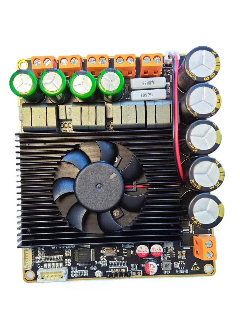 1200W 2.2.1 Channel TPA3255 Mountain View DSP Bluetooth Amplifier Board with DSP Adjustable Sound Effects