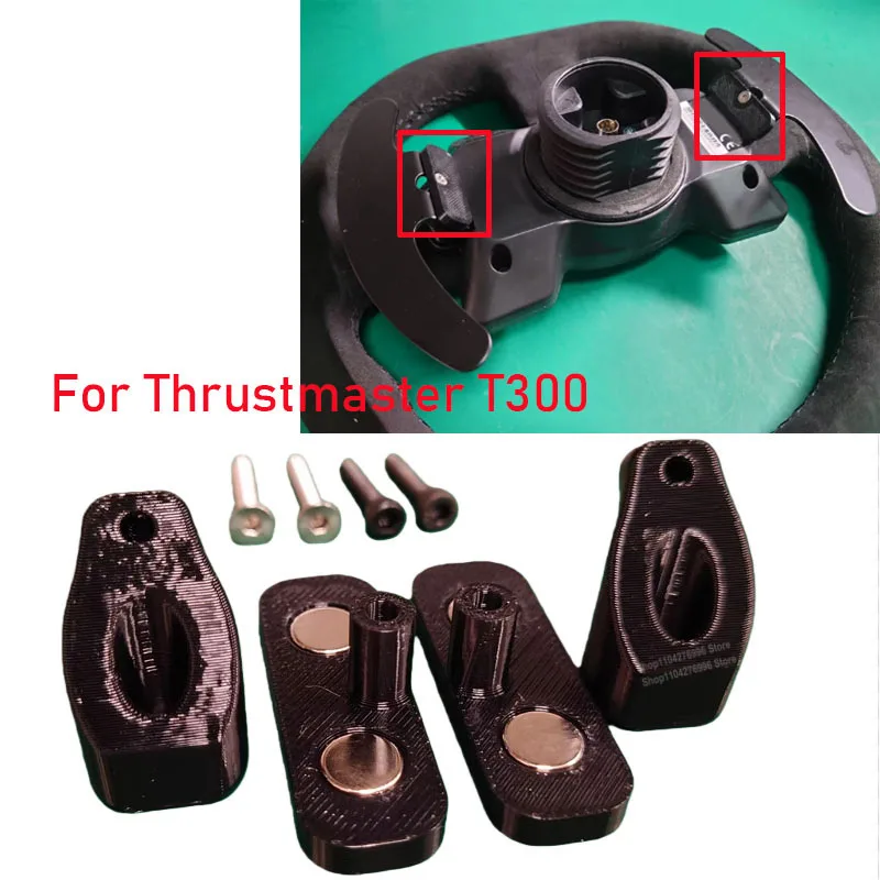 Simulated Racing Steering Wheel Adapter Magnetic Suction Shift Paddles Modification Accessories For Thrustmaster T300 TSPC/TSXW