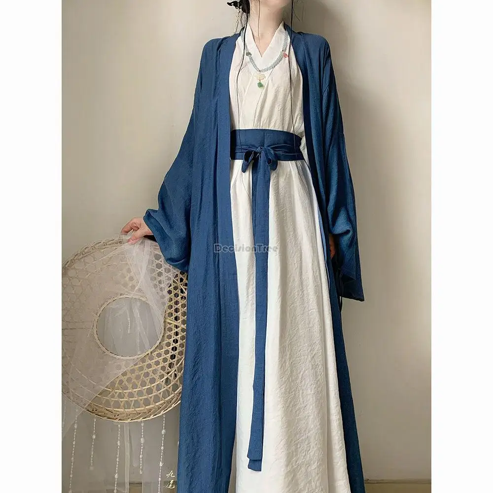 2023 chinese ancient qin han dynasty clothes chinese tradition weijing hanfu clothes men women retro style