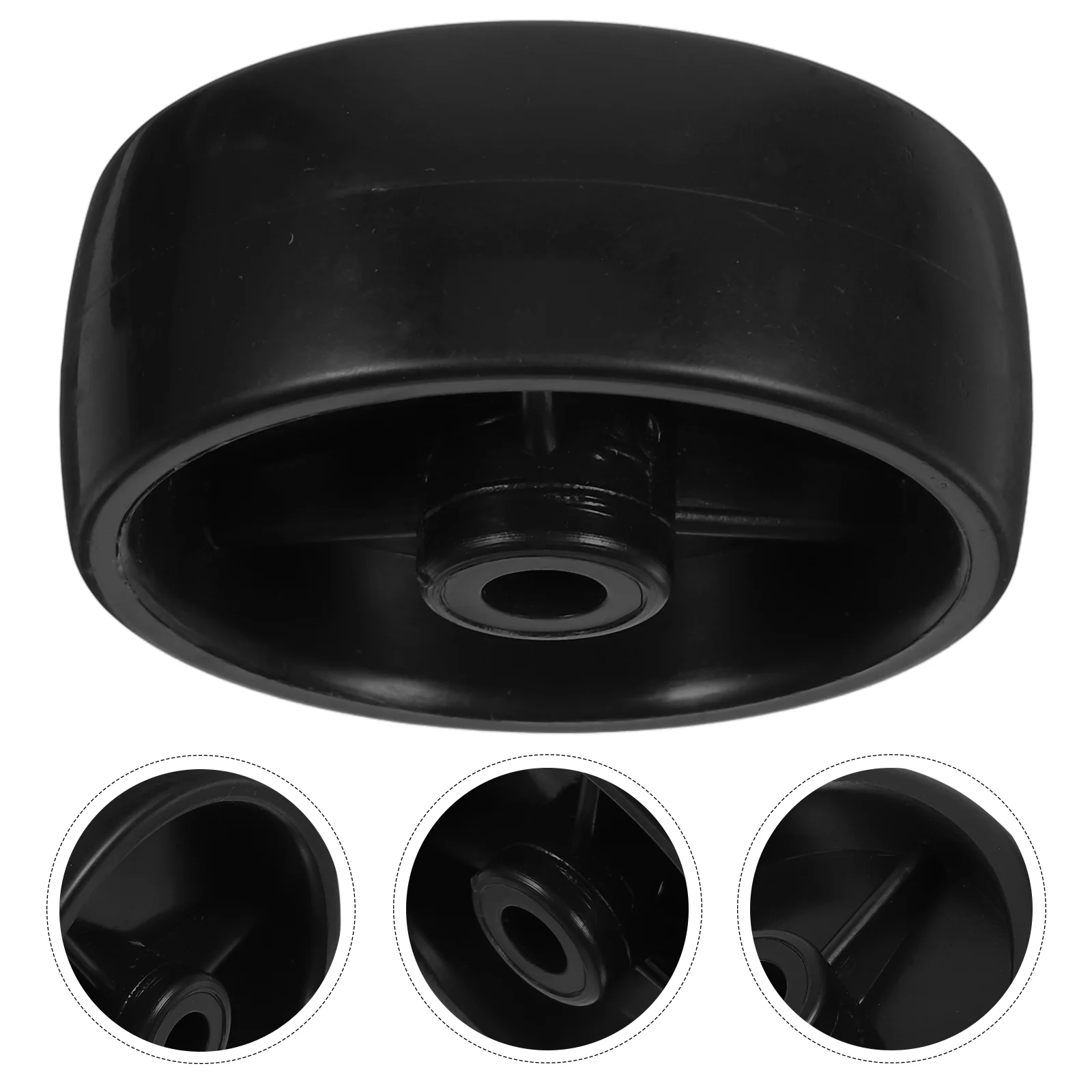 

8 Pcs Double Axis Caster Replacement Mobile Wheels for Cart Universal Push Mower Replacements