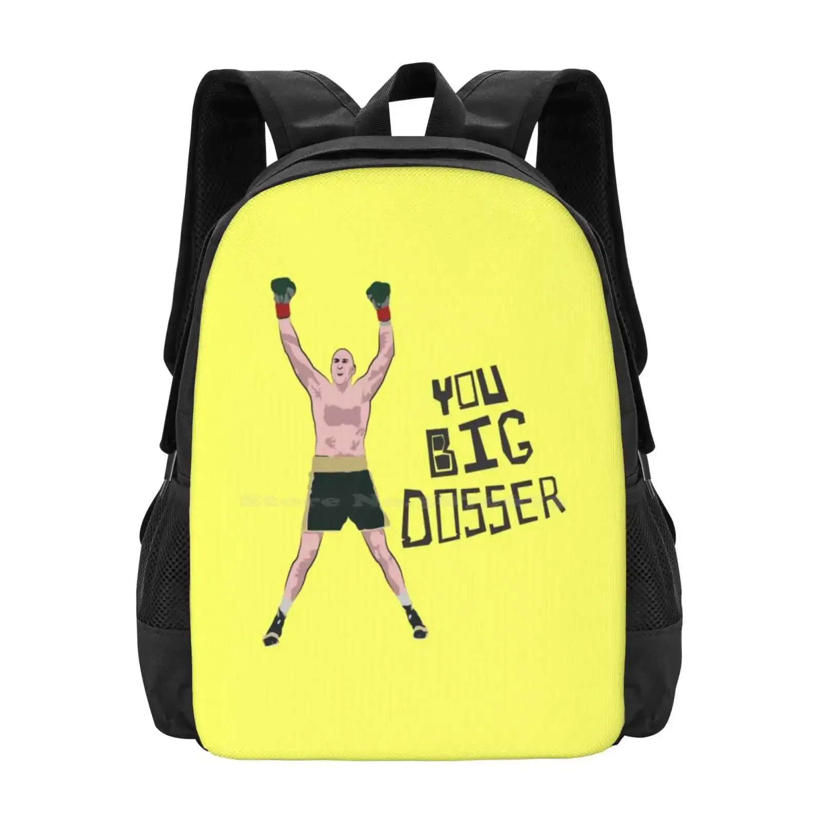 

You Big Dosser! Hot Sale Schoolbag Backpack Fashion Bags Dosser Fury Boxing Combat Sports