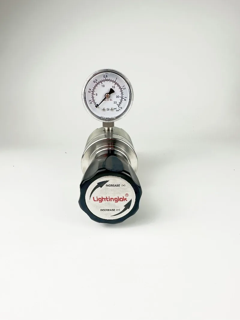 Integrated gas pressure regulator system with integrated components for reliable pressure management