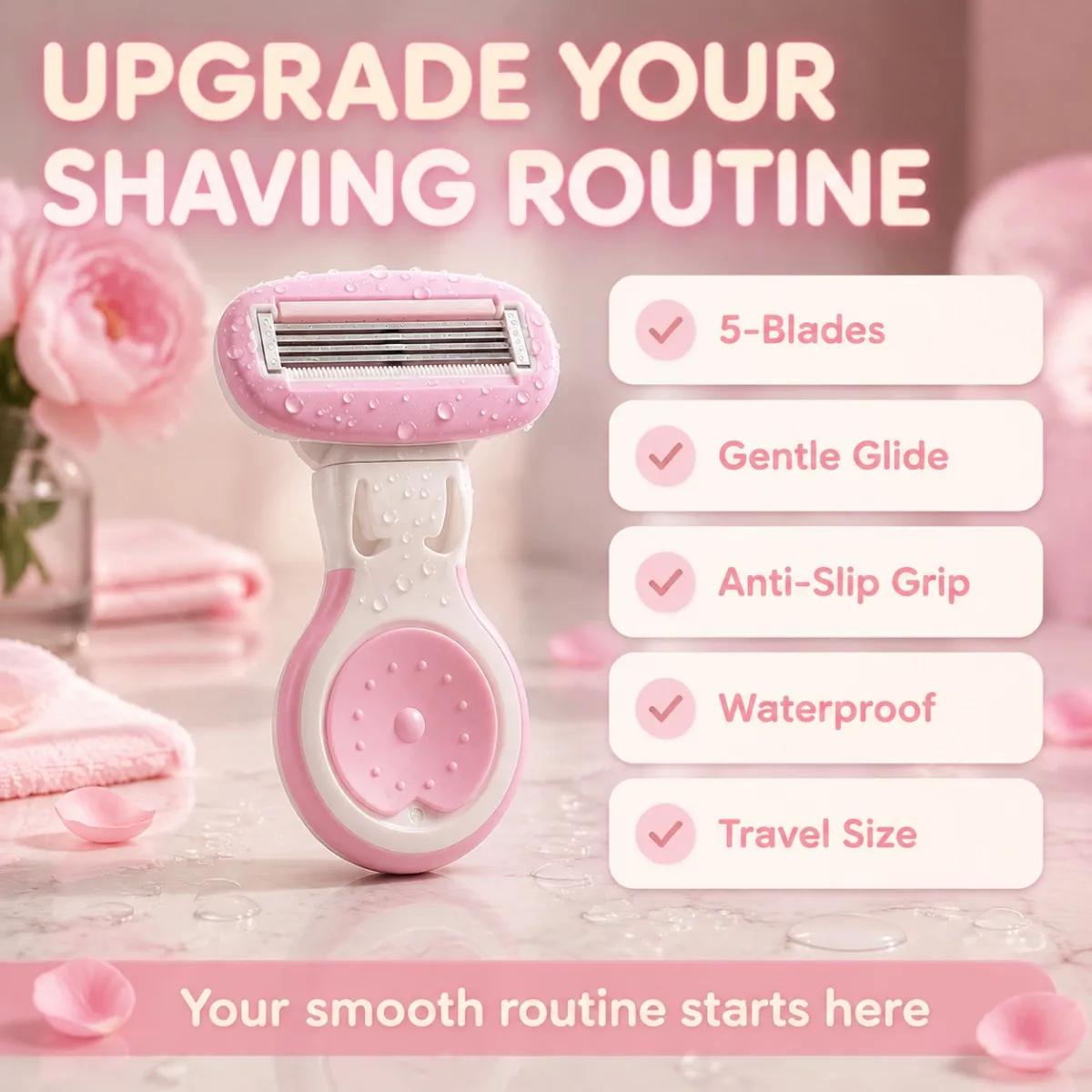 Women Razor for Travel Face Leg Bikini Body Hair Shaving With Protective Net Blade Lady Manual Shaver Set