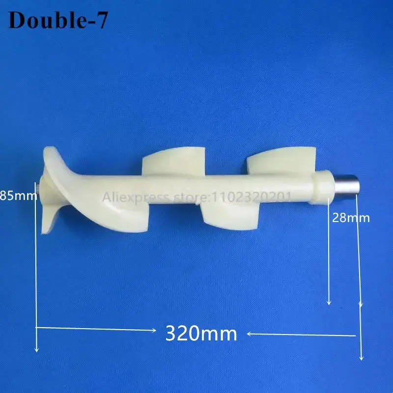 JIngling Soft Serve Machine 32CM Beater Rod Stirrer Part Ice Cream Makers Scraper Auger Blender Rod Fitting Accessories