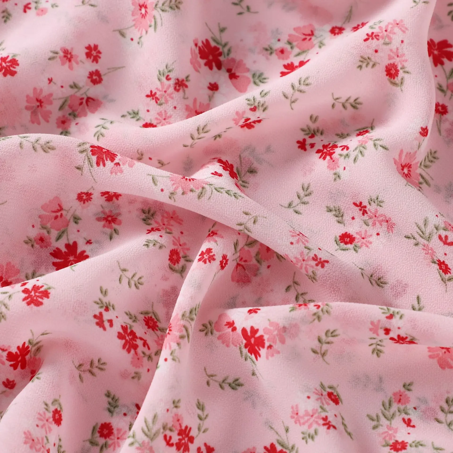 New Printed Scarf Long Chiffon Fresh Flowers Printed Scarf Hijab Muslim Women\'s Shawl Hijab Turban Head Wrap for Women Niqab