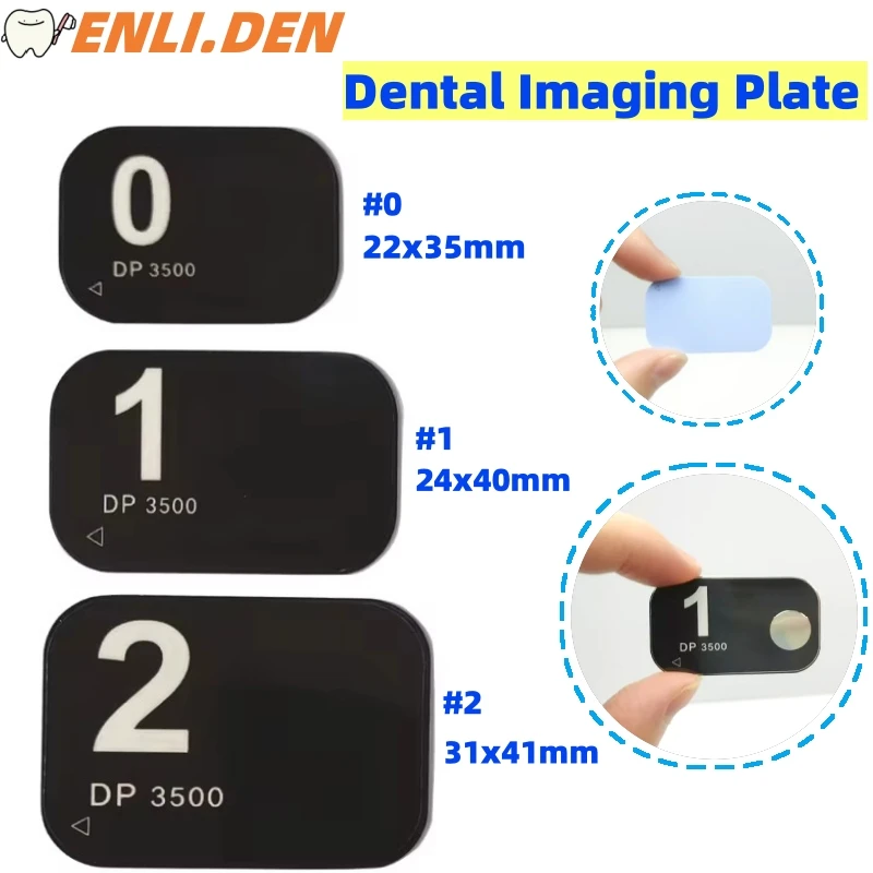 Dental Phosphor Image Plate IP Board X-Ray Oral Imaging Scanner Digital Sensor RX Match Plate Size for General Scanner