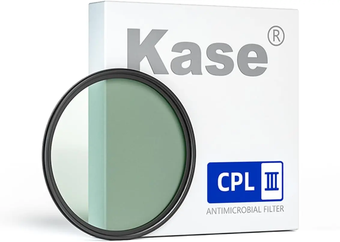 Kase 95mm CPL III Circular Polarizing Filter Enhances Color Saturation Reduces Reflections