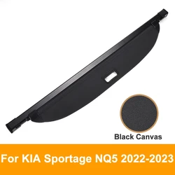 Car Rear Cargo Cover Privacy Trunk Fit for KIA Sportage NQ5 2022 2023 Security Shield Curtain Black Retractable Cargo Cover