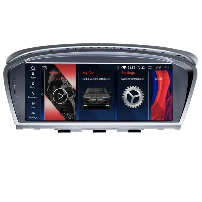 

E60/E90 Android 13 Car Multimedia Player BMW 5 Series E60 E61 E62 3 Series E90 E91 CCC CIC Global Positioning System