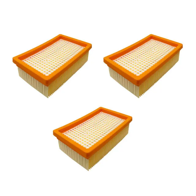 For Karcher WD 4 Car Premium / WD 5 P Premium / WD 6 P Premium Renovation Vacuum Cleaner FLAT PLEATED FILTER Replacement Parts