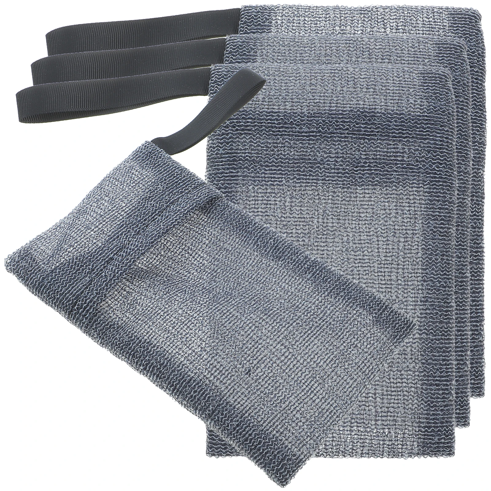 

4 Pcs Bag Nylon Bath Scrubber Pouch for Shower Bathroom Soap Storage Exfoliating Bags Shampoo Soap Bar Pouch Bar