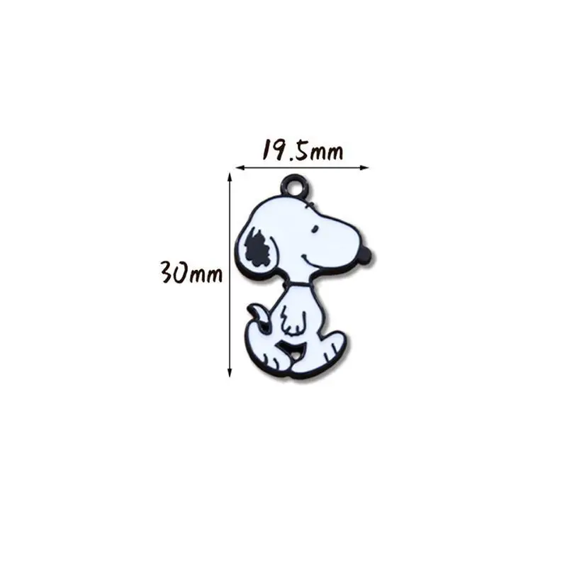 Snoopy Uomini e donne Simpatico cartone animato creativo Moda Semplice Borsa versatile Decorazione del telefono cellulare Portachiavi con ciondolo squisito