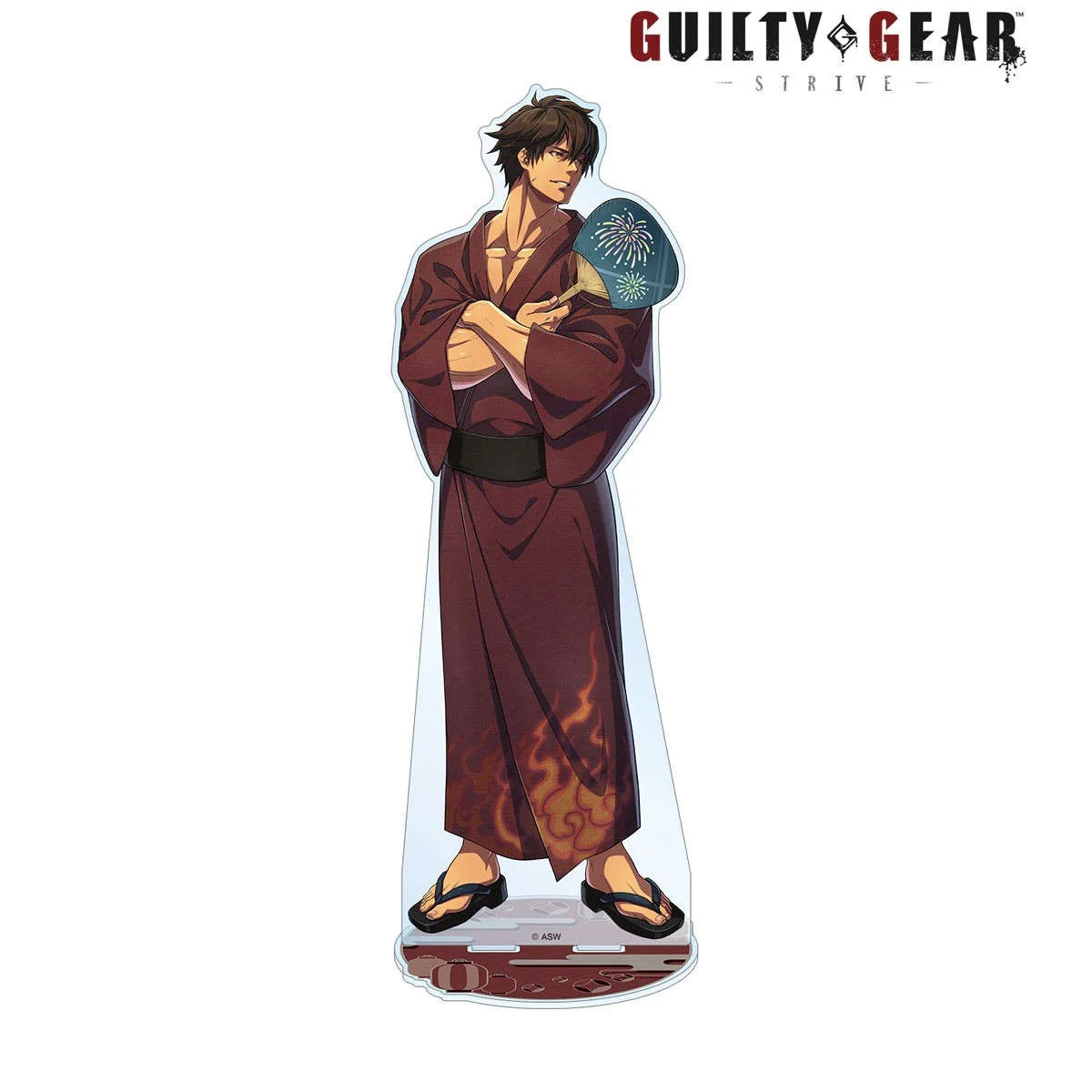 Anime Fans Gifts Guilty Gear Sol Badguy Festival Ramlethal Valentine HD Figures Acrylic Stand Desktop Ornament Series About15cm