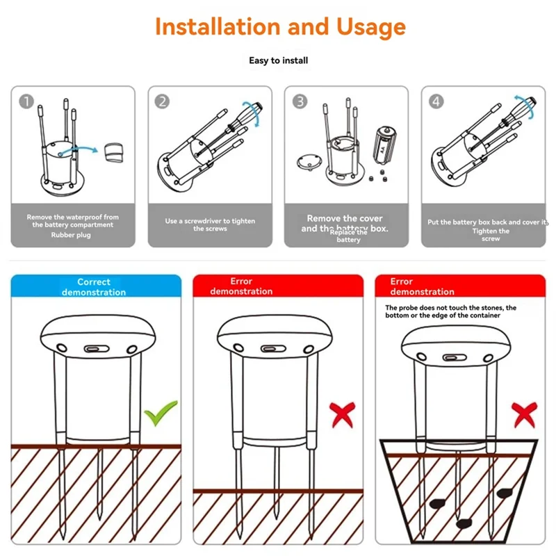 AA08-Tuya Smart Zigbee Soil Sensor Solar Temperature Humidity Soil Tester With Gateway Planting Temperature Humidity Meter