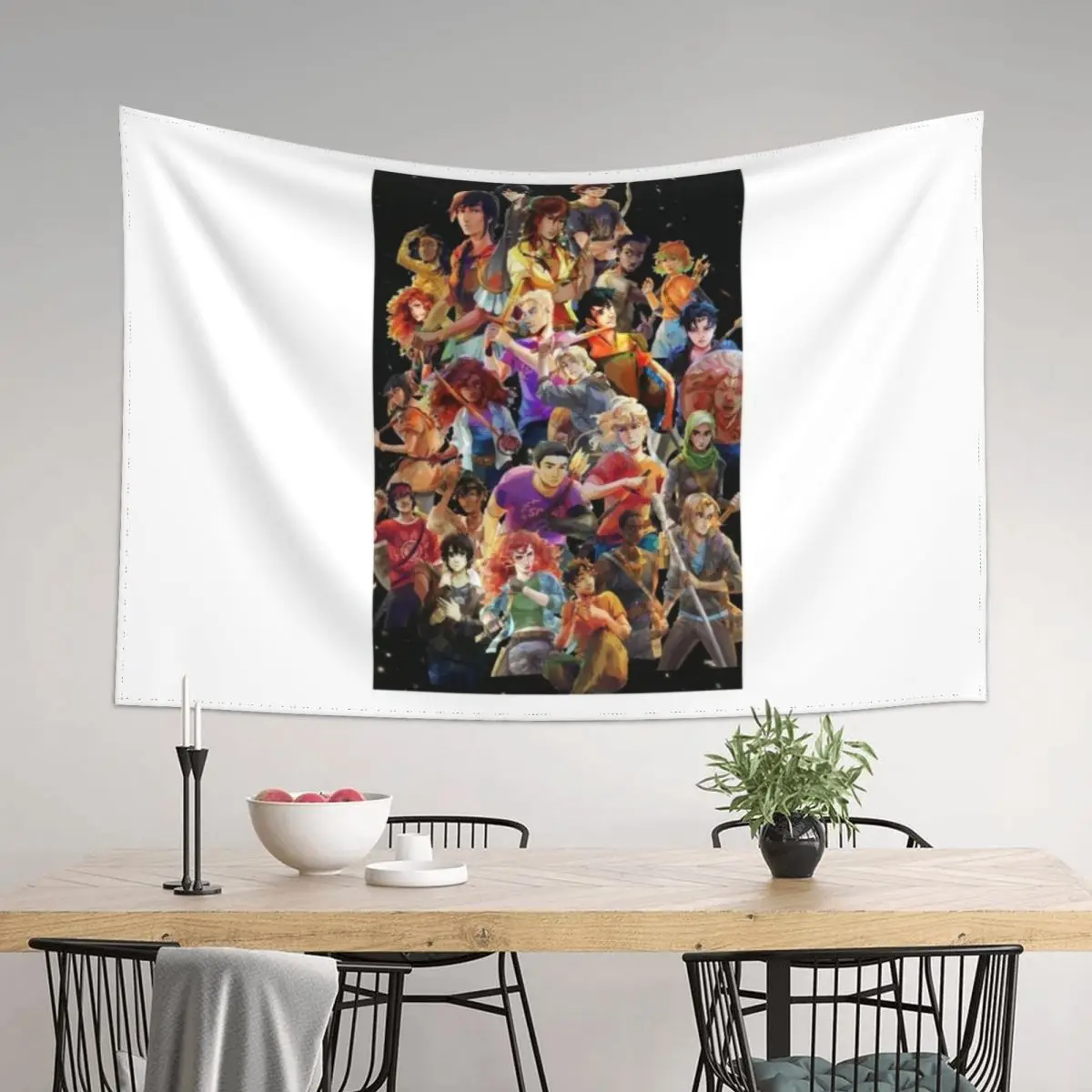 

Percy Jackson, Magnus Chase, Heroes of Olympus Tapestry Decoration Wall Bedroom Decoration Room Decorating Aesthetic Tapestry