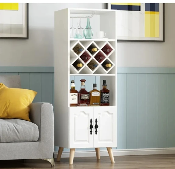 *Living Room Wine Cabinet Modern Simple Wine Rack Wall Storage Cabinet Restaurant Home Small Wine Cabinet